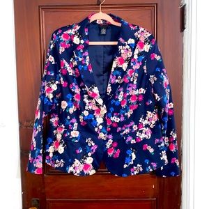 Torrid Navy Floral Blazer